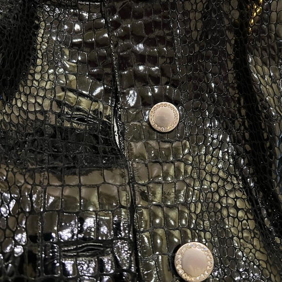 BRAND NEW (Without Tag) BERER Lamb Leather Jacket Size 2 - Picture 3 of 5